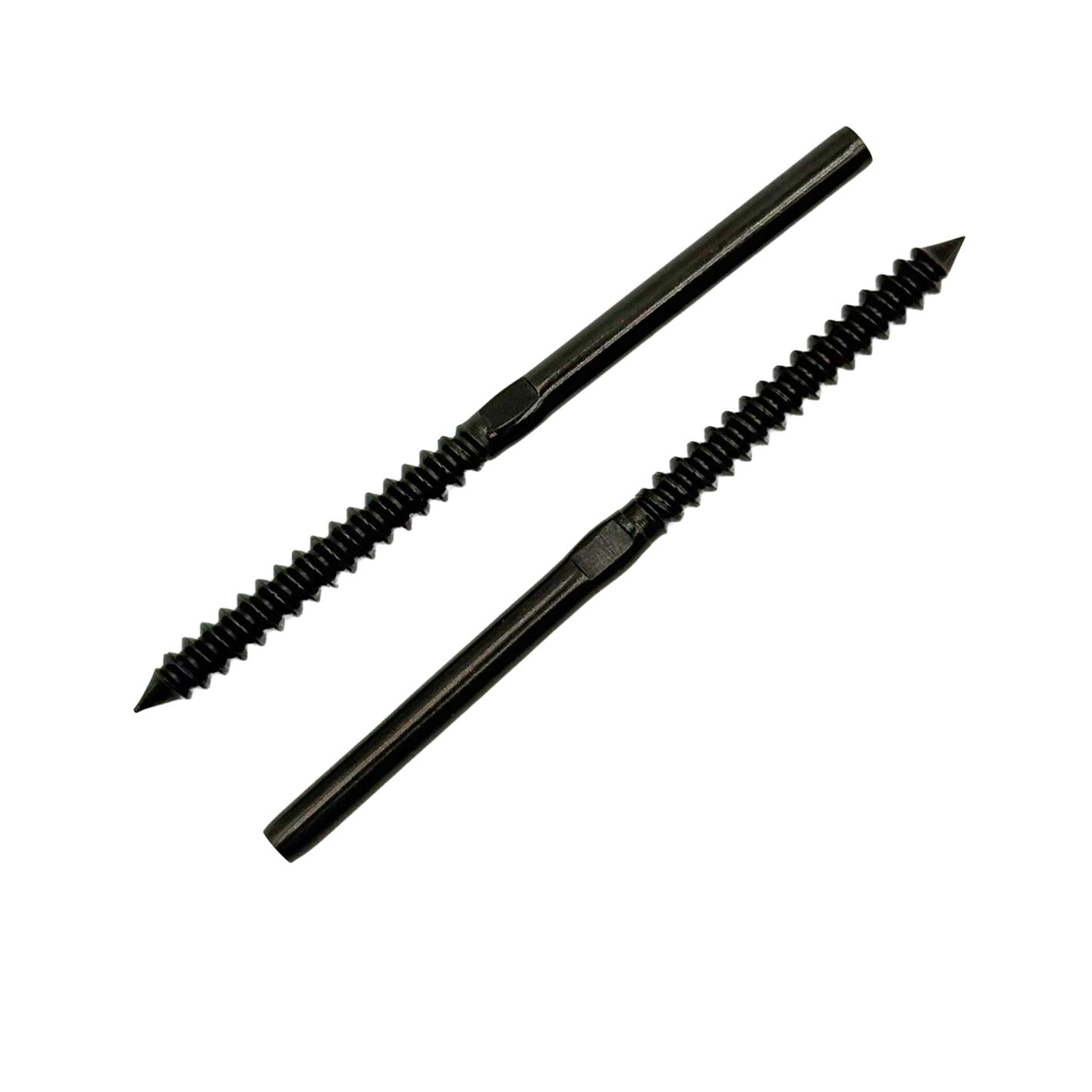 Cablura Black Swage Lag Screws for 1/8" Cable Railing