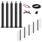 Cablura 36" Black Surface Mount Stair Cable Railing System DIY Kit (16ft, No Handrail)
