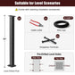 Cablura 36" Black Horizontal Surface Mount Cable Railing System DIY Kit (4ft, No Handrail)