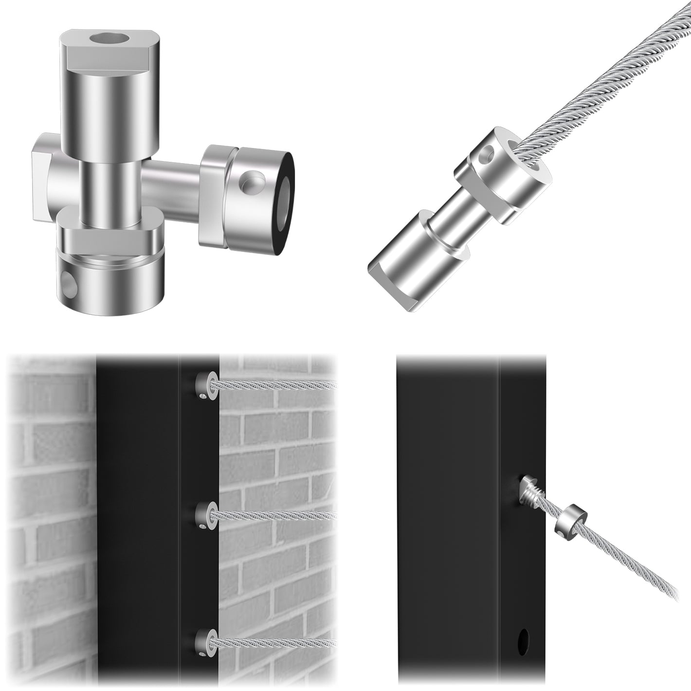 Cablura Swageless Cable Railing Anchor Terminal