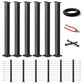 Cablura 36" Black Horizontal Surface Mount Cable Railing System DIY Kit (20ft, No Handrail)