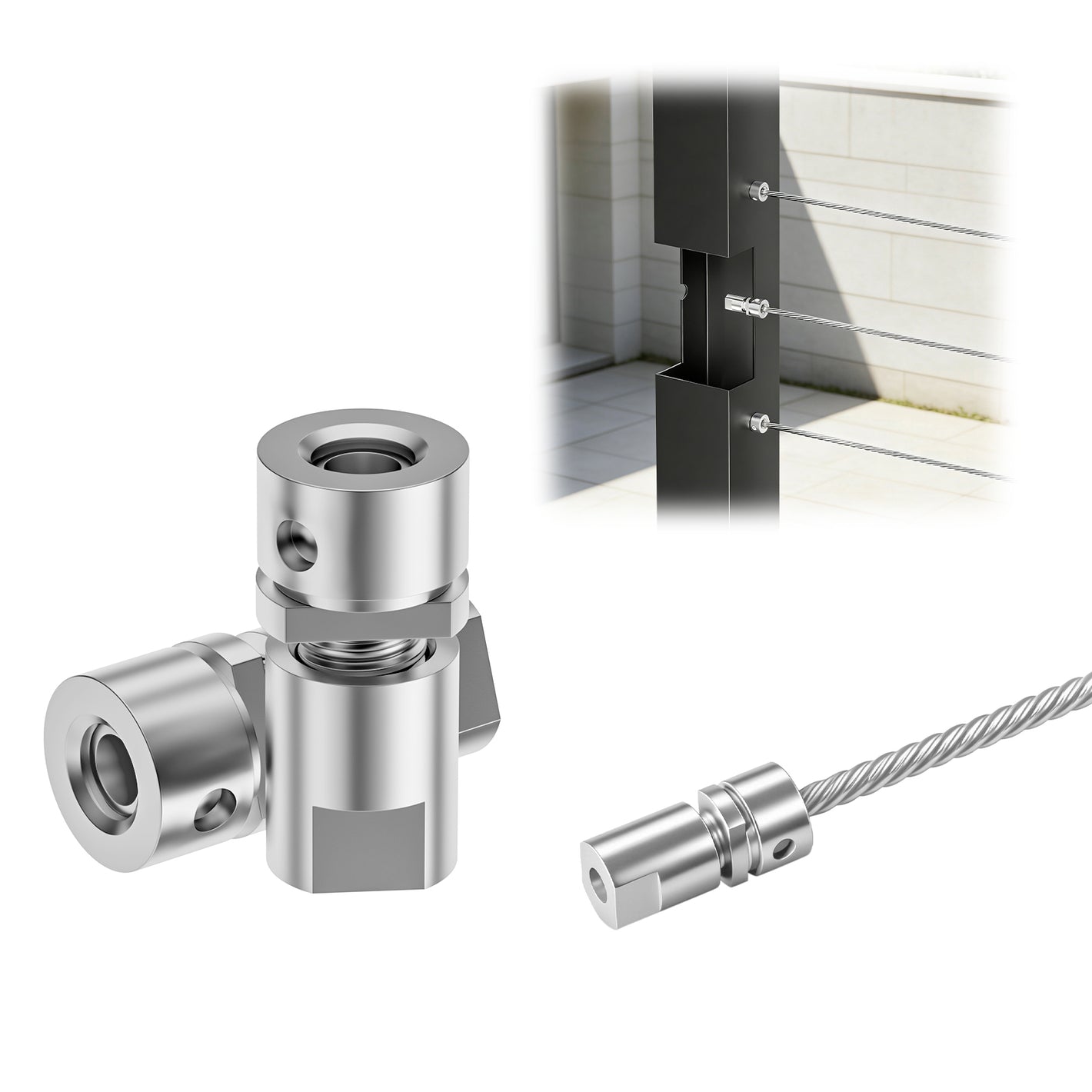 Cablura Swageless Cable Railing Anchor Terminal