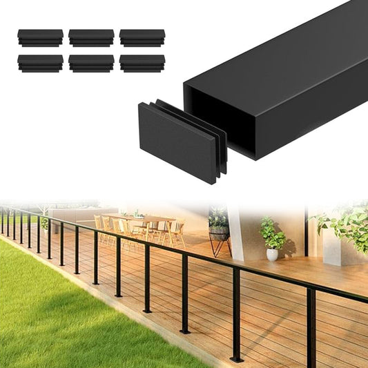 Cablura 6.6FT Stainless Steel Black Cable Railing Handrails