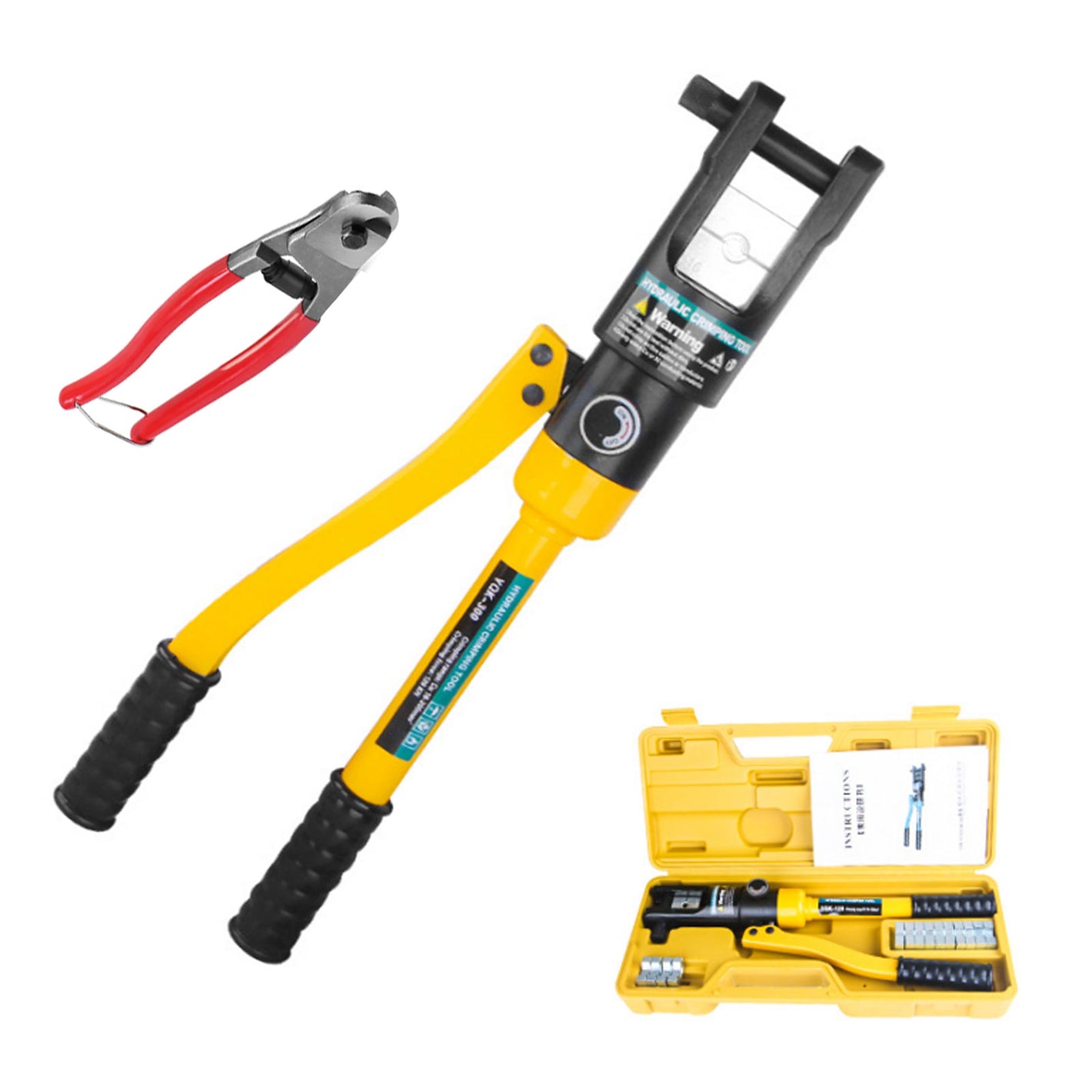 Cablura 10 Ton Hydraulic Crimping Tool & Cable Cutter – For 1/8" Cable Railing Systems