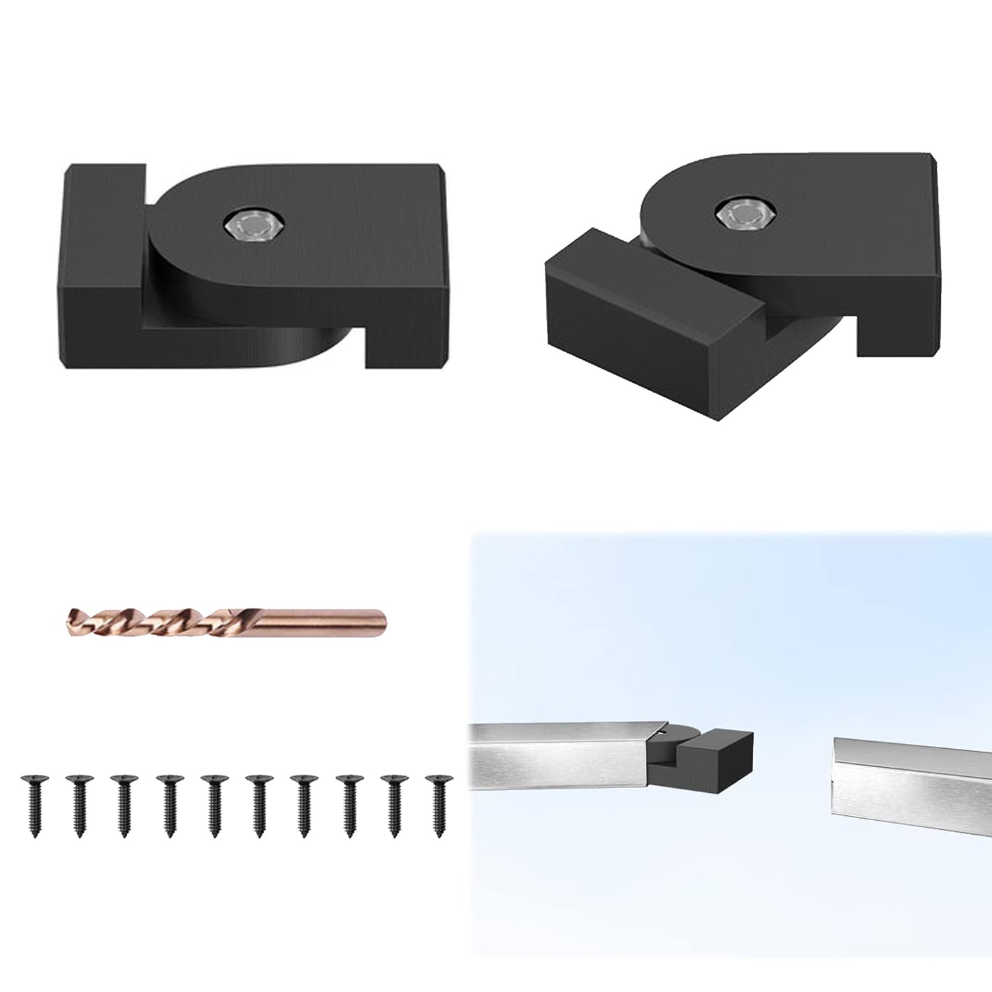 Cablura Level Pivot Connectors for Handrails