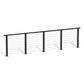 Cablura 36" Black Cable Railing Kit, 13ft Level Surface Mount DIY Complete System