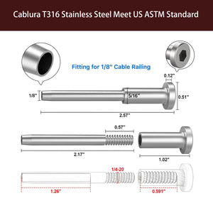 Cablura Invisible Cable Railing Kit