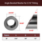 Cablura 5/16" ID Black 30° Angle Beveled Washers