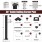 Cablura 36" Level Drilled Cable Railing Corner Post