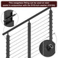 Cablura Black Swageless Cable Railing Terminals