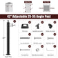 Cablura 42" Adjustable 25-35 Angle Cable Railing Post
