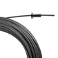 Cablura T316 Black Stainless Steel Protector Sleeves for 1/8" Wire Rope Cable Railing