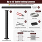 Cablura 36" Black Cable Railing Kit, 13ft Level Surface Mount DIY Complete System