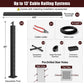 Cablura 36" Black Cable Railing Kit, 13ft Stair Surface Mount DIY Complete System