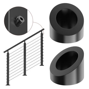 Cablura 5/16" ID Black 30° Angle Beveled Washers