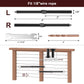 Cablura Black Swage Lag Screws for 1/8" Cable Railing