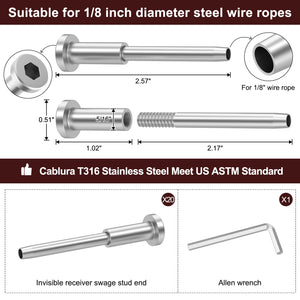 Cablura Invisible Cable Railing Kit