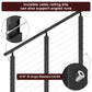 Cablura Black Invisible Cable Railing Kit