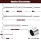 Cablura 1/8" Cable Railing Kit with Swage Toggle Turnbuckle, T316 Stainless Steel for Wood Posts