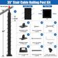 Cablura 36" Adjustable 25-35 Angle Cable Railing Post