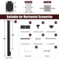 Cablura 36" Level Drilled Side Mount Cable Railing Post